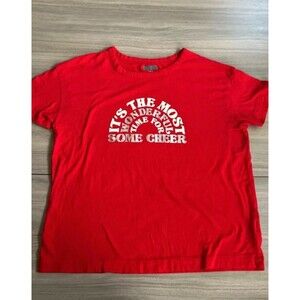 100% cotton Easy Tee red t shirt size medium